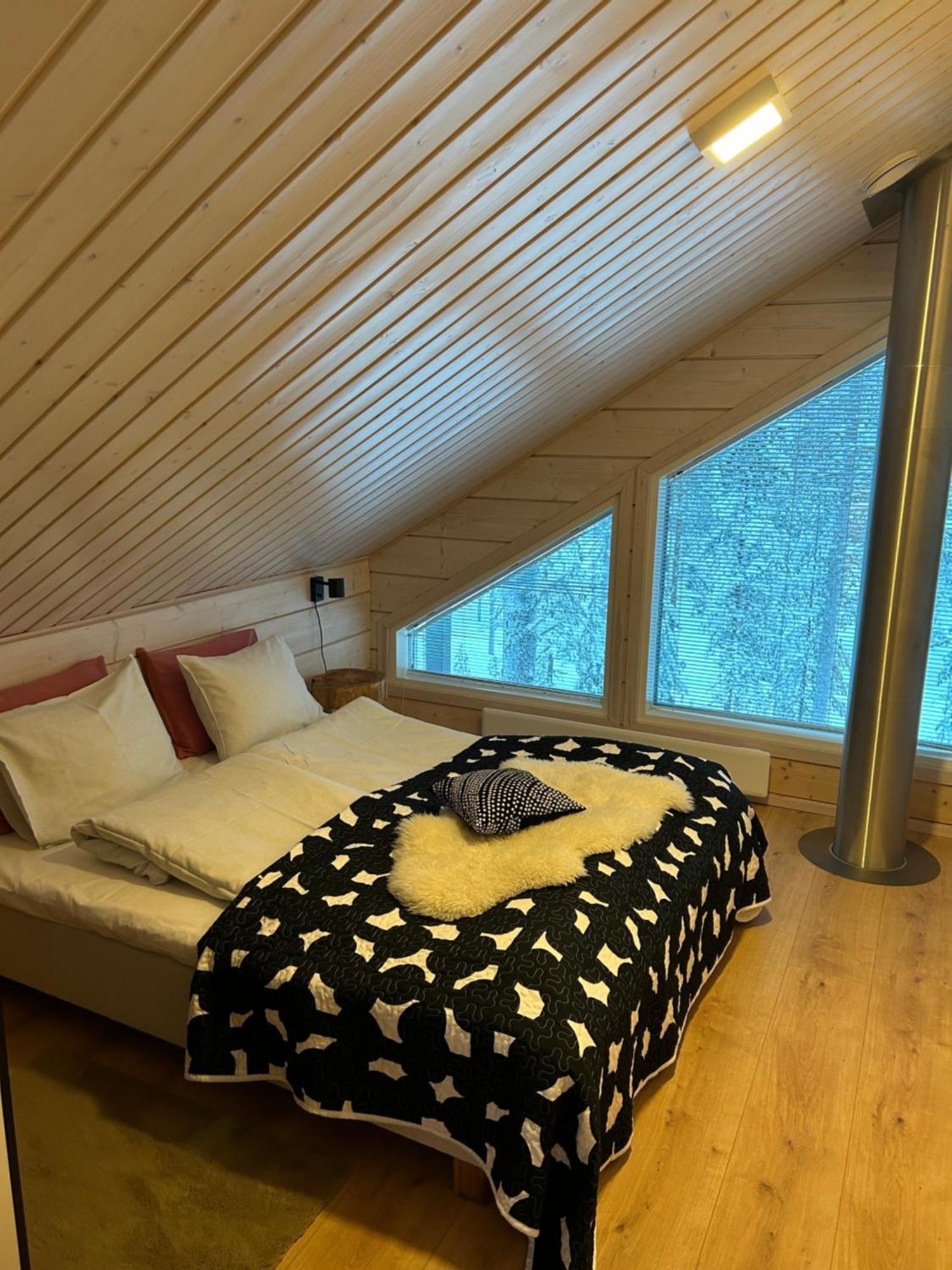 Äkäslompolo Villa Lumihelmi A & B מראה חיצוני תמונה